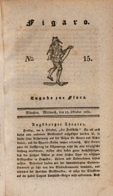 Figaro (Baierische National-Zeitung) Mittwoch 13. Oktober 1830