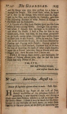 The Englishman Dienstag 29. August 1713