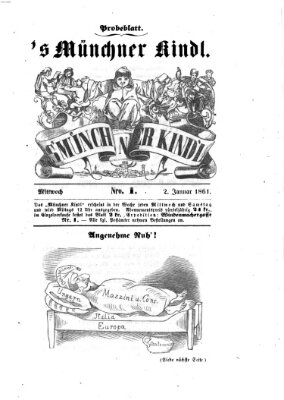 's Münchner Kindl Mittwoch 2. Januar 1861