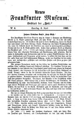 Neues Frankfurter Museum Samstag 6. April 1861