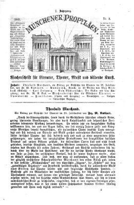 Münchener Propyläen (Bayerische Landeszeitung) Freitag 8. Januar 1869