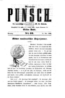 Münchener Punsch Sonntag 30. Mai 1858
