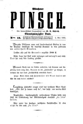 Münchener Punsch Sonntag 3. Mai 1868