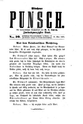 Münchener Punsch Sonntag 16. Mai 1869
