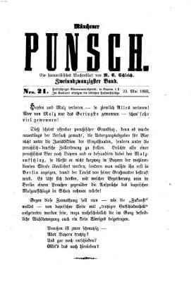 Münchener Punsch Sonntag 23. Mai 1869