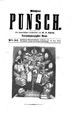 Münchener Punsch Sonntag 18. Dezember 1870