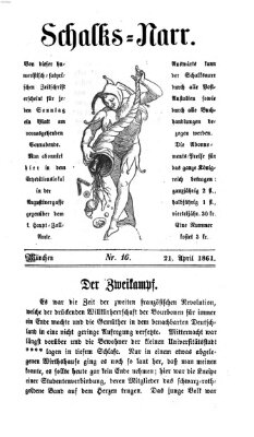 Schalks-Narr Sonntag 21. April 1861