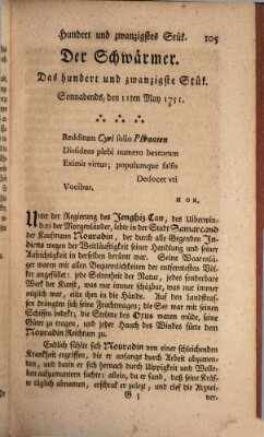 Der Schwärmer oder Herumstreifer (The rambler) Dienstag 11. Mai 1751