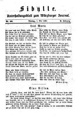 Sibylle (Würzburger Journal) Dienstag 1. Mai 1860