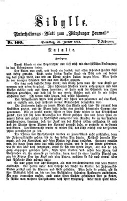 Sibylle (Würzburger Journal) Samstag 26. Januar 1861