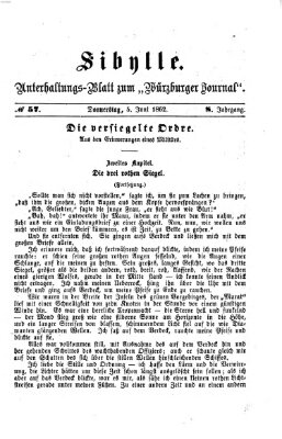 Sibylle (Würzburger Journal) Donnerstag 5. Juni 1862