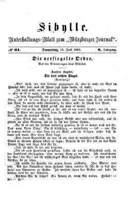 Sibylle (Würzburger Journal) Donnerstag 19. Juni 1862