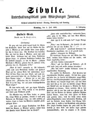 Sibylle (Würzburger Journal) Samstag 5. Juli 1862