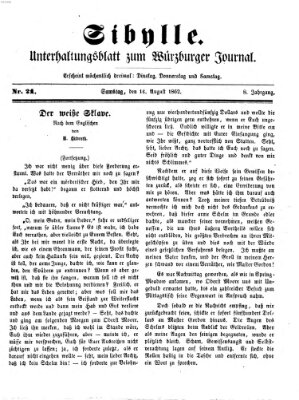 Sibylle (Würzburger Journal) Samstag 16. August 1862