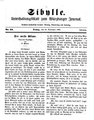 Sibylle (Würzburger Journal) Dienstag 16. September 1862