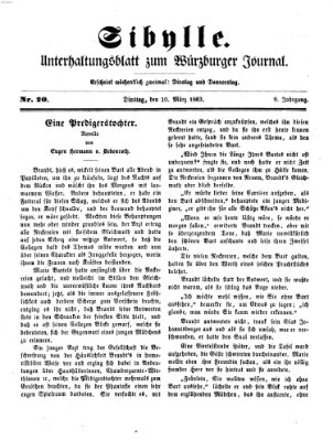 Sibylle (Würzburger Journal) Dienstag 10. März 1863