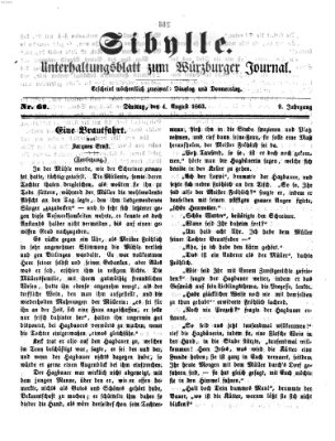 Sibylle (Würzburger Journal) Dienstag 4. August 1863