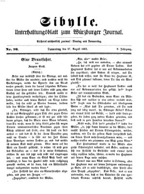 Sibylle (Würzburger Journal) Donnerstag 27. August 1863