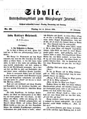 Sibylle (Würzburger Journal) Samstag 13. Februar 1864