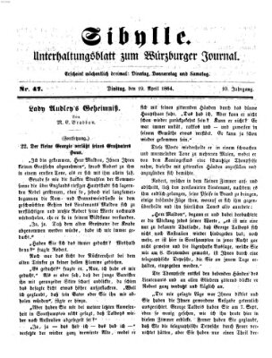 Sibylle (Würzburger Journal) Dienstag 19. April 1864