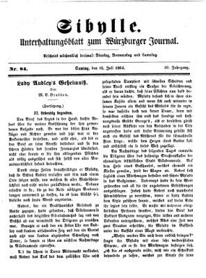 Sibylle (Würzburger Journal) Samstag 16. Juli 1864