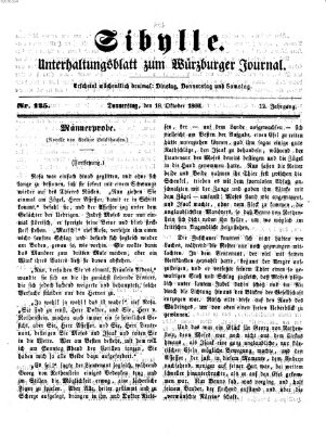Sibylle (Würzburger Journal) Donnerstag 18. Oktober 1866