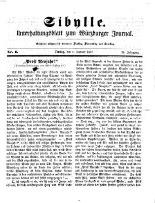 Sibylle (Würzburger Journal) Dienstag 1. Januar 1867