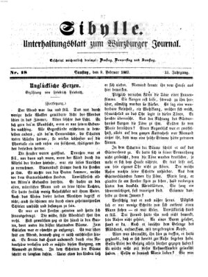 Sibylle (Würzburger Journal) Samstag 9. Februar 1867