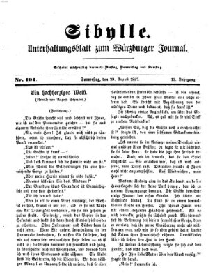 Sibylle (Würzburger Journal) Donnerstag 29. August 1867