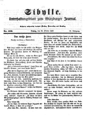 Sibylle (Würzburger Journal) Dienstag 29. Oktober 1867