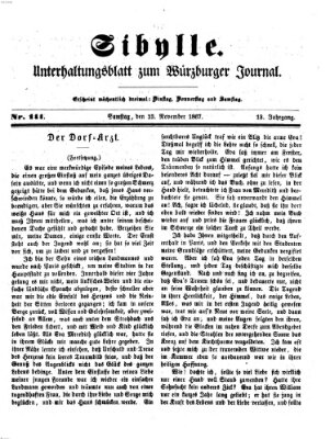 Sibylle (Würzburger Journal) Samstag 23. November 1867