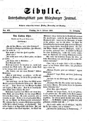Sibylle (Würzburger Journal) Samstag 8. Februar 1868