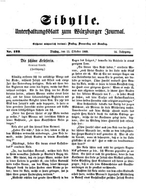 Sibylle (Würzburger Journal) Dienstag 13. Oktober 1868