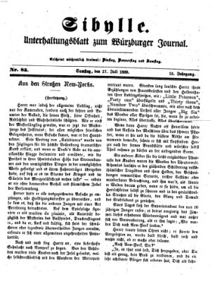 Sibylle (Würzburger Journal) Samstag 17. Juli 1869