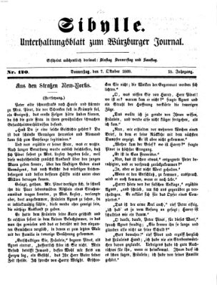 Sibylle (Würzburger Journal) Donnerstag 7. Oktober 1869