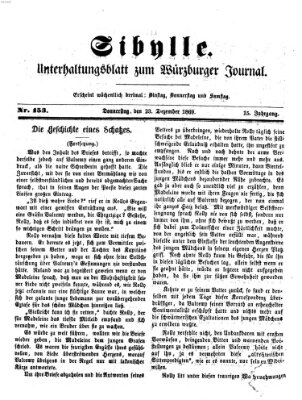 Sibylle (Würzburger Journal) Donnerstag 23. Dezember 1869