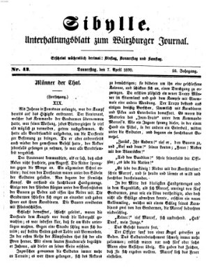 Sibylle (Würzburger Journal) Donnerstag 7. April 1870