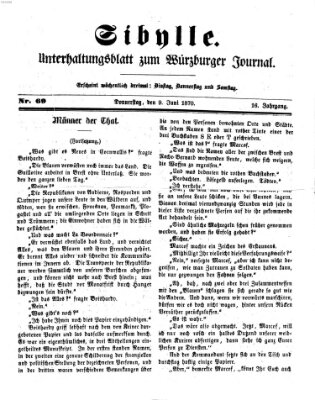 Sibylle (Würzburger Journal) Donnerstag 9. Juni 1870