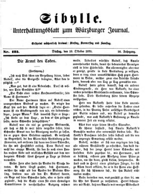 Sibylle (Würzburger Journal) Dienstag 18. Oktober 1870