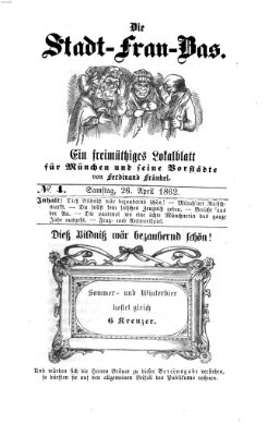 Stadtfraubas Samstag 26. April 1862