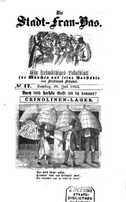 Stadtfraubas Samstag 26. Juli 1862