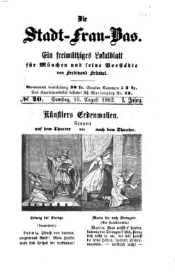 Stadtfraubas Samstag 16. August 1862