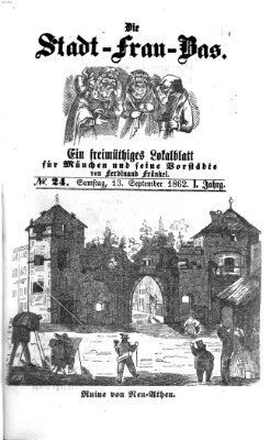 Stadtfraubas Samstag 13. September 1862