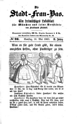 Stadtfraubas Samstag 16. Mai 1863