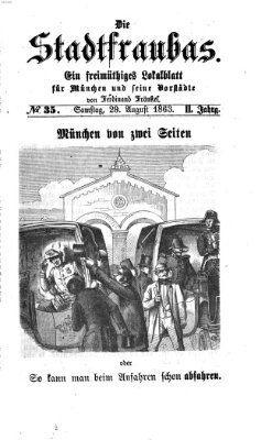 Stadtfraubas Samstag 29. August 1863
