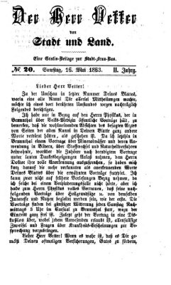 Stadtfraubas Samstag 16. Mai 1863
