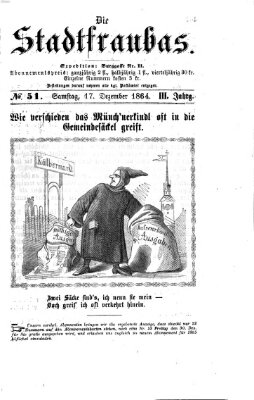 Stadtfraubas Samstag 17. Dezember 1864