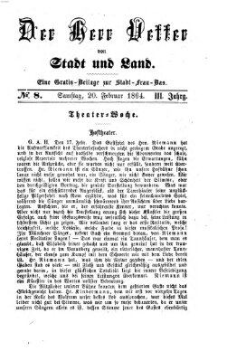 Stadtfraubas Samstag 20. Februar 1864
