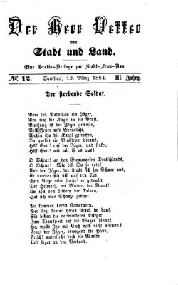 Stadtfraubas Samstag 19. März 1864