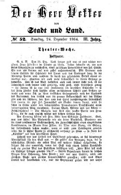 Stadtfraubas Samstag 24. Dezember 1864
